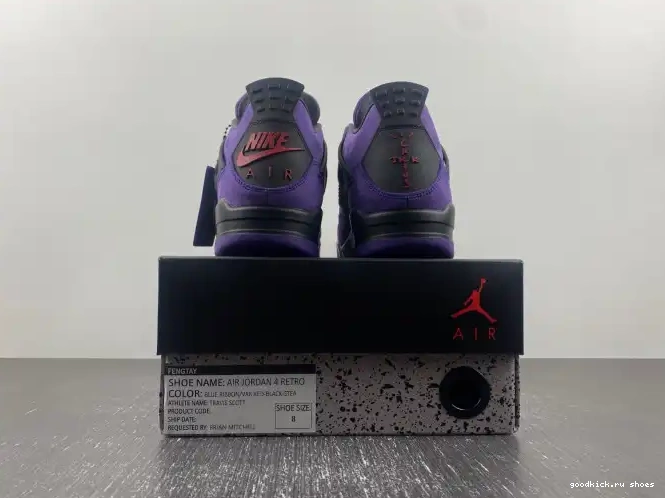 80% Off Sale Purple x Air Scott 4 Jordan Travis Suede 0521